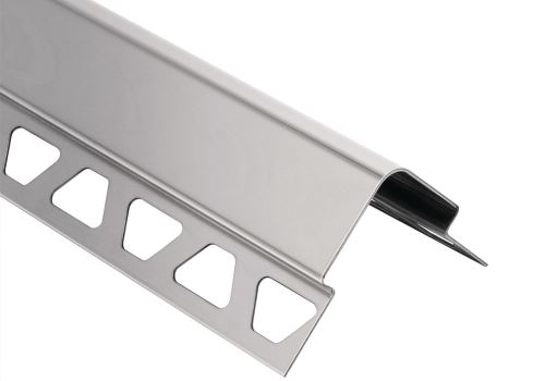 Schlüter-ECK-E lišta na ochranu rohu, nerez V2A, v: 11 mm, š: 37 mm, d: 2 m