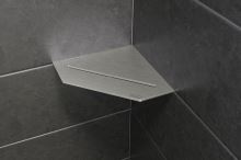 Schlüter-SHELF-E-S2 polica do sprchy, krémová, 195x195 mm, 1 ks, Pure