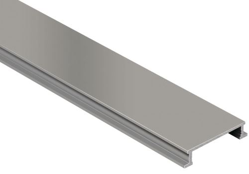 Schlüter-DESIGNLINE-ACG listela, hliník elox chróm lesk, v: 6 mm, š: 25 mm, d: 2,5 m