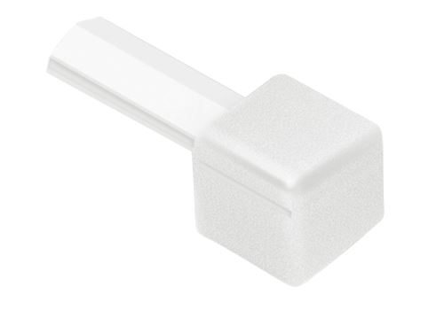 Schlüter-QUADEC-AC vonkajší roh, hliník komaxit brilantná biela mat, v: 4,5 mm, 1 ks, MBW