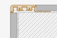 Schlüter-TREP-V42 schodová lišta, hliník komaxit orechovo hnedá, v: 11 mm, d: 3 m (3)