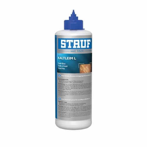 STAUF COLD GLUE L Disperzné lepidlo na lepenie dreva, pero-drážka transparentný, 750 g