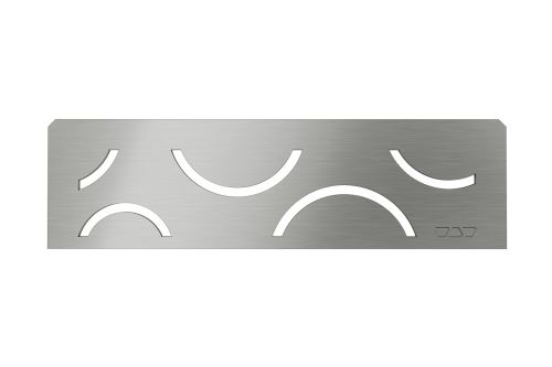 Schlüter-SHELF-N-S1 polica do sprchy, nerez kartáč V2A, 300x87 mm, 1 ks, Curve