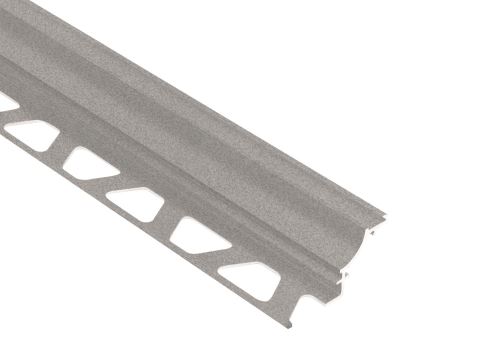 Schlüter-DILEX-AHK žliabková lišta, hliník komaxit kamenná sivá, v: 10 mm, d: 2,5 m