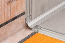 Schlüter-DILEX-HKS žliab. lišta, pastelovo sivá V2A, v: 30 mm, v2: 11 mm, d: 2,5 m (1)