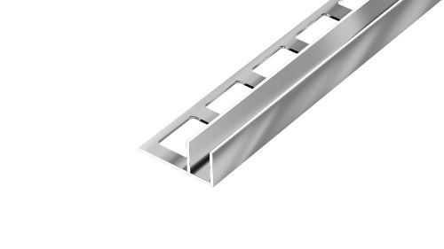 KP6 profil pre vsadenie skla ACARA, nerez V2A, 19 mm, 2,1 m