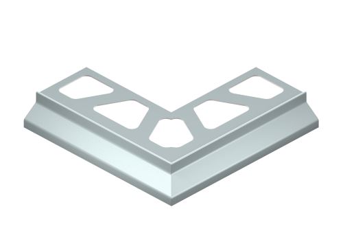 Schlüter-BARA-RKB vonk. roh 90 st. k balk. lište, hliník kom. sivá metalíza, v: 3 mm, 1 ks