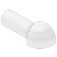Schlüter-RONDEC-PRO vonkajší roh k ukončovacej lište "C", PVC snehobiela, v: 11 mm, 1 ks