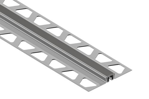 Schlüter-DILEX-EKSN lišta pre obvodové škáry, škárová sivá V2A, v: 10 mm, d: 2,5 m