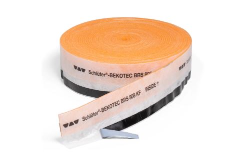 Schlüter-BEKOTEC-BRS obvodový dilatačný pásik, v: 80 mm, d: 25 m, KF lepiaca pätka