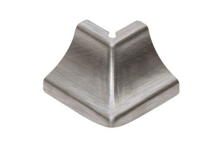 Schlüter-DILEX-EBHK vonk. roh 135 st. k žliab. lište, nerez kartáč V2A, r: 18,5 mm, 1 ks