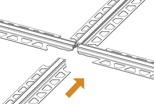 Schlüter-DILEX-KSBT krížová vložka, sivá, š: 30 mm, 1 ks