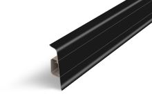 AP28/1 soklová lišta SG75, PVC čierna hladká, 75 mm, 24,5 mm, 2,2 m AP28/1 soklová lišta SG75, PVC čierna hladká, 75 mm, 24,5 mm, 2,2 m