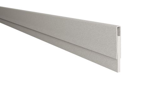 Schlüter-SHOWERPROFILE-RA spádová l. na stenu, nerez komaxit béžovosivá, v: 33 mm, d: 2 m