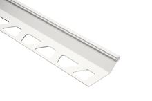 Schlüter-FINEC-SQ-AC ukonč. l. "Q", hliník kom. brilant. biela mat, v: 12,5 mm, d: 2,5 m