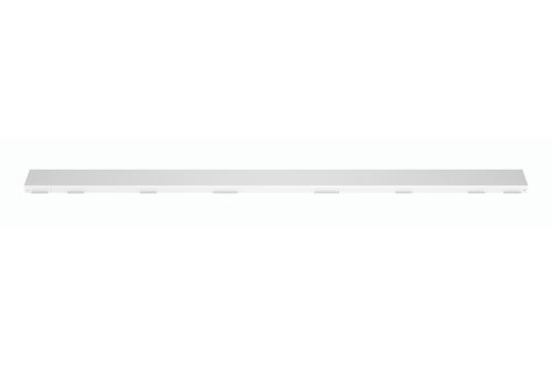 Schlüter-KERDI-LINE-A rošt žľabu, nerez lak brilantná biela mat, v: 19 mm, d: 0,6 m