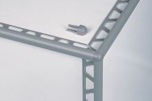 Schlüter-RONDEC-PRO vonkajší roh k ukončovacej lište "C", PVC sivá, v: 6 mm, 1 ks (2)