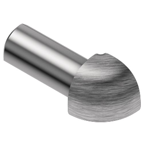 Schlüter-RONDEC-EB vonkajší roh k ukončovacej lište "C", nerez kartáč V2A, v: 7 mm, 1 ks