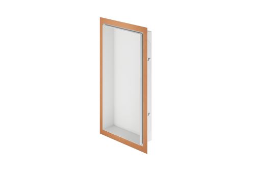 Schlüter-DESIGN-NICHE stenová nika, hliník komaxit kamenná sivá, 600x300 mm, 1 ks