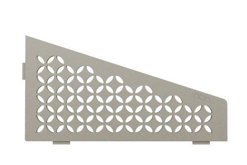 Schlüter-SHELF-E-S3 polica do sprchy, kamenná sivá, 154x295 mm, 1 ks, Floral