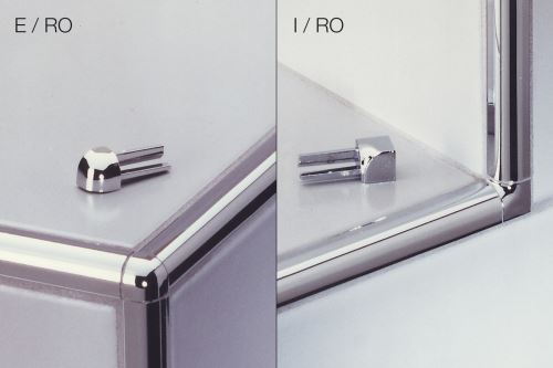 Schlüter-RONDEC-MC vnút. roh k ukonč. l. "C", mosadz chrómovaná, v: 8 mm, 1 ks, imitácia