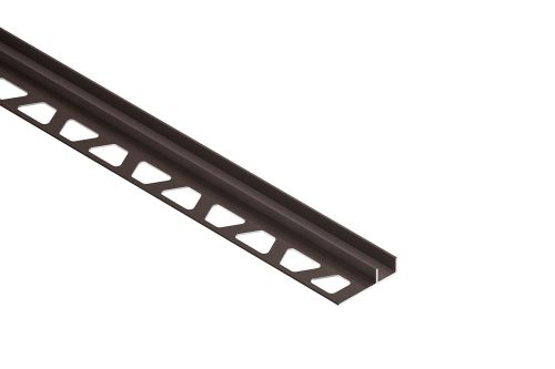 Schlüter-DECO-SG-TS dekoračná lišta, hliník kom. kamenná sivá, v: 8 mm, š: 12 mm, d: 2,5 m