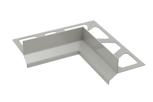 Schlüter-BARA-RK vnút. roh 90 st. k balk. lište, hliník kom. past. sivá, v: 65 mm, 1 ks