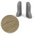 AP35 koncovka L+P k lište TYP 08 ACARA, PVC Dub rustic, 1 pár AP35 koncovka L+P k lište TYP 08 ACARA, PVC Dub rustic, 1 pár