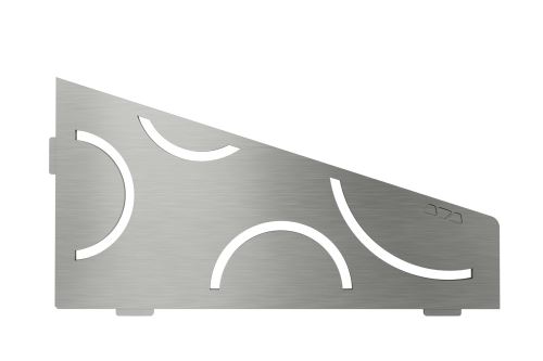 Schlüter-SHELF-E-S3 polica do sprchy, nerez kartáč V2A, 154x295 mm, 1 ks, Curve