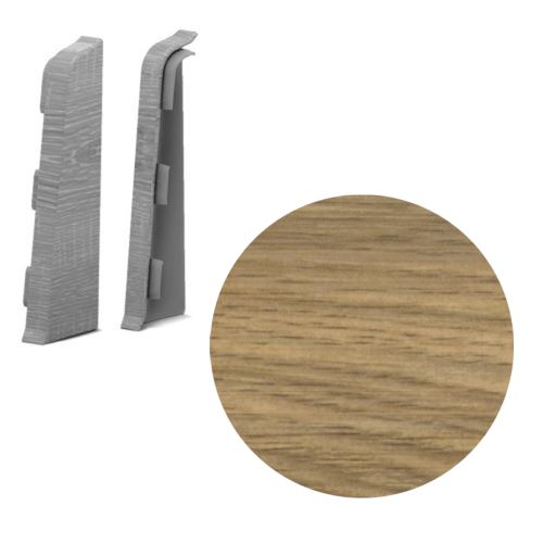 AP28/1 koncovka Ľ+P pre soklovú lištu SG75, PVC