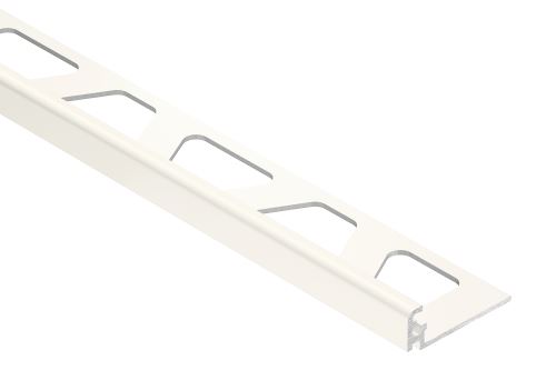 Schlüter-JOLLY-AC ukončovacia lišta "L", hliník komaxit snehobiela, v: 8 mm, d: 2,5 m