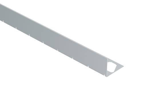 Schlüter-BARA-RWL balkónová lišta, hliník komaxit sivá metalíza, v: 120 mm, d: 2,5 m