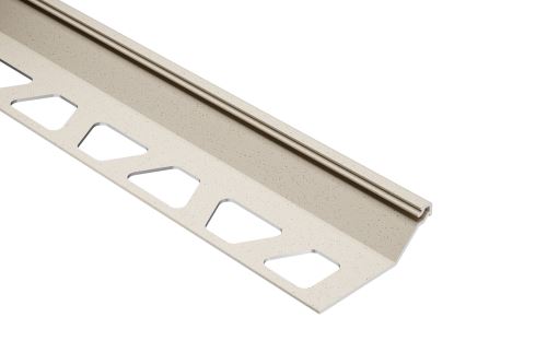 Schlüter-FINEC-SQ-TS ukonč. lišta "Q", hliník komaxit slonová kosť, v: 11 mm, d: 2,5 m