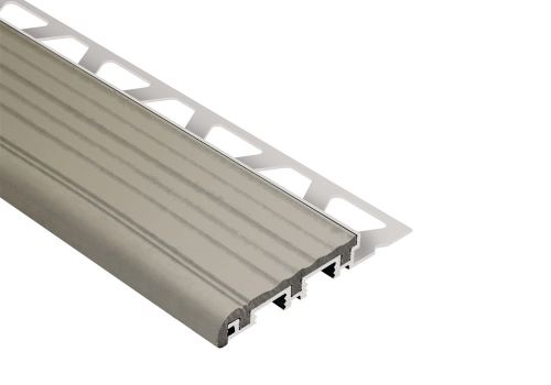 Schlüter-TREP-B schodová lišta, hliník komaxit sivá, v: 15 mm, d: 2,5 m