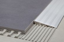 Schlüter-RENO-RAMP prechodová lišta, hliník elox prírodný, v: 12,5 mm, š: 90 mm, d: 2,5 m (1)