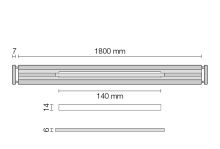 Schlüter-KERDI-LINE-VARIO lineárny žľab, béžovosivá, v: 8 mm, d: 1,8 m, D10 Wave 34 (2)
