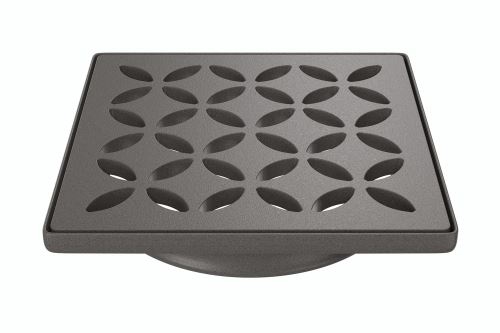 Schlüter-KERDI-DRAIN rošt, tmavý antracit, 10x10 cm, D5, 1 ks