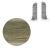 AP28 koncovka Ľ+P pre soklovú lištu NGF56, PVC dub sivý, 56 mm, 1 pár
