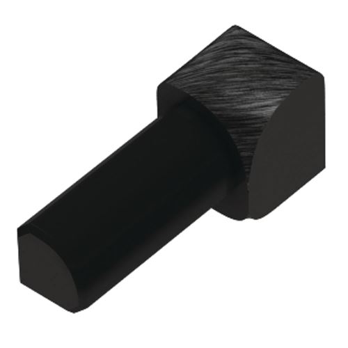 Schlüter-RONDEC-AGSB vnútorný roh, hliník elox grafitovo čierny kartáč, v: 10 mm, 1 ks
