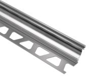 Schlüter-DILEX-AHK žliabková lišta, hliník elox chróm kartáč, v: 12,5 mm, d: 2,5 m