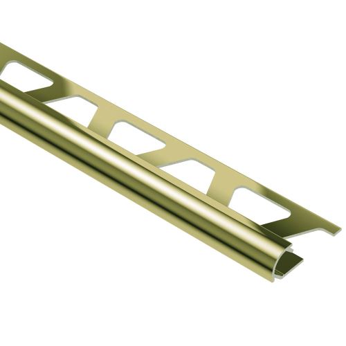 Schlüter-RONDEC-AMG ukončovacia lišta "C", hliník elox mosadz lesk, v: 12,5 mm, d: 2,5 m