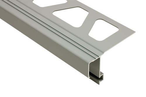 Schlüter-BARA-RTK balkónová lišta, hliník komaxit pastelovo sivá, v: 30 mm, d: 2,5 m