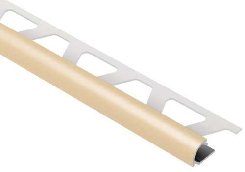 Schlüter-RONDEC-AC ukončovacia lišta "C", hliník komaxit bahama, v: 10 mm, d: 2,5 m