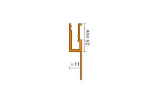 Schlüter-LIPROTEC-VB LED profil, hliník elox prírodný, v: 8 mm, d: 2,5 m (2)
