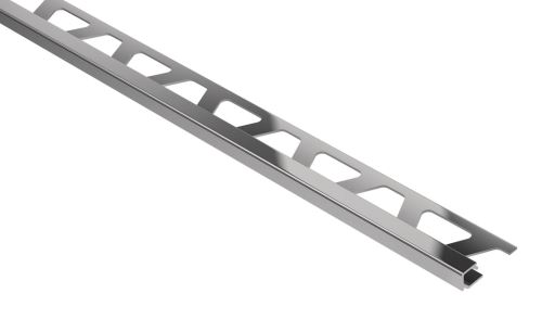 Schlüter-QUADEC-ACG ukončovacia lišta "Q", hliník elox chróm lesk, v: 11 mm, d: 3 m