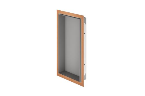 Schlüter-DESIGN-NICHE stenová nika, hliník komaxit kamenná sivá, 600x300 mm, 1 ks