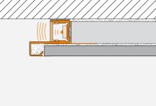 Schlüter-LIPROTEC-WSQ LED profil, hliník elox prírodný, v: 11 mm, d: 2,5 m (3)