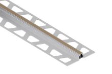 Schlüter-DILEX-AKWS dilatačná lišta, hliník komaxit sivá, v: 12,5 mm, d: 2,5 m