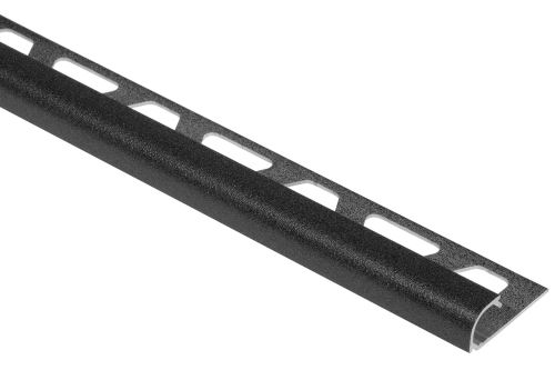Schlüter-RONDEC-TS ukončovacia lišta "C", hliník komaxit tmavý antracit, v: 11 mm, d: 3 m