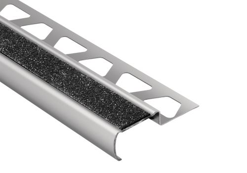 Schlüter-TREP-G schod. lišta, nerez grafit. čierna, v: 13 mm, d: 2,5 m